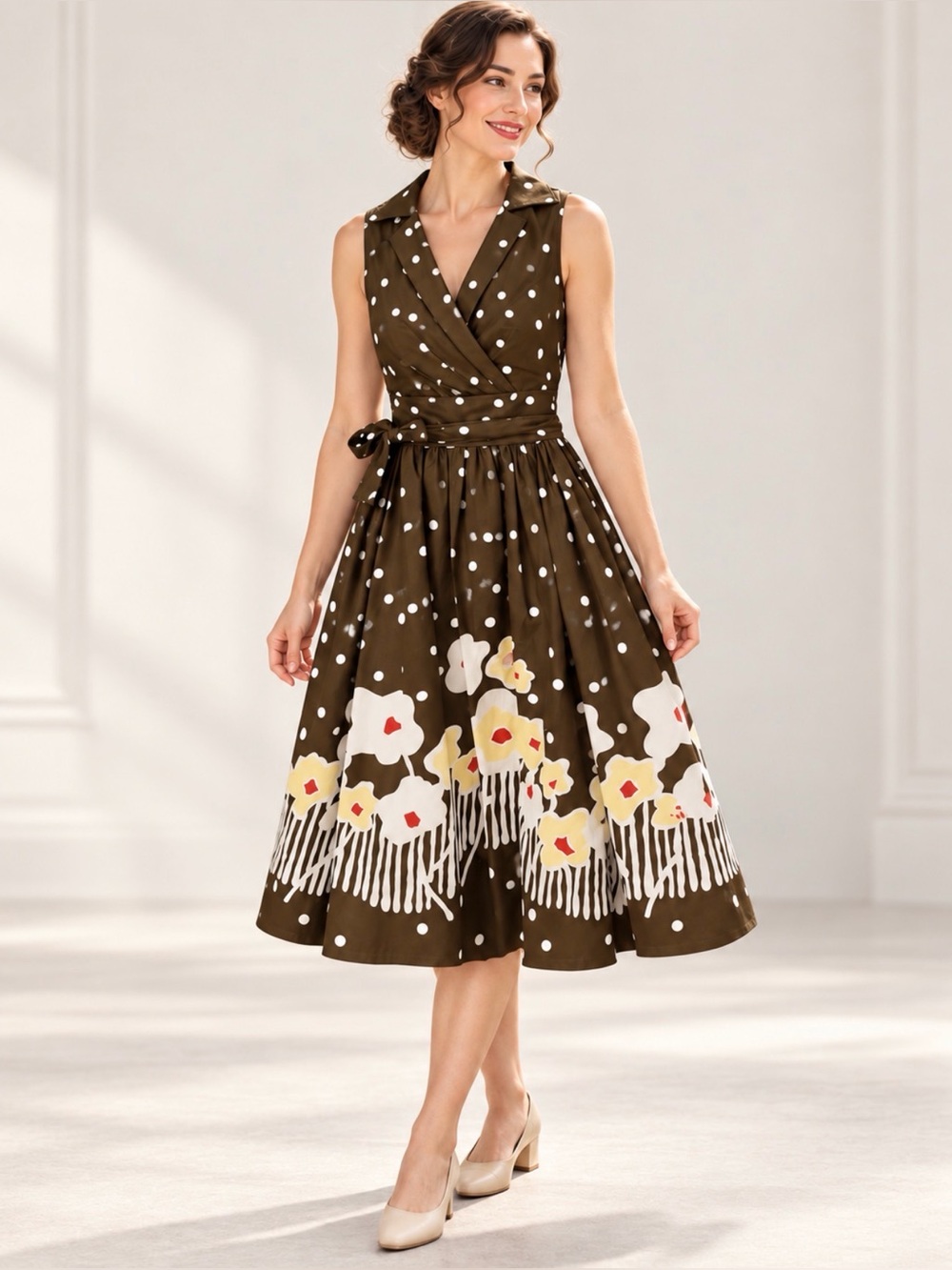 Suzi Chin for Maggie Boutique size 4 sleeveless dress NWT
